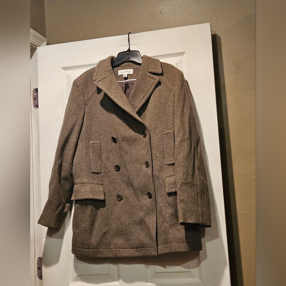 CALVIN KLEIN WOOL COAT